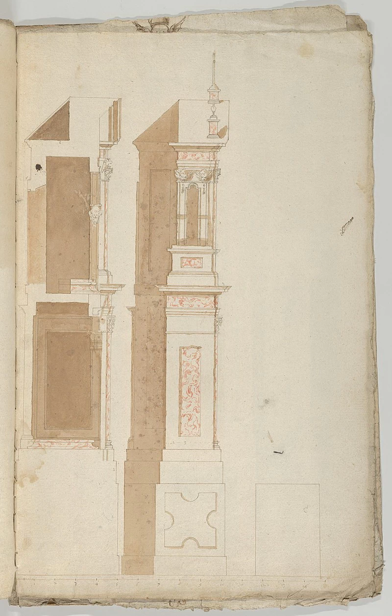 Studio - Album con disegni e stampe di tombe ed epitaffi 1, Metrololitam Museum